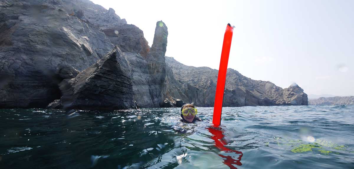 Divespot "Lighthouse" in Musandam